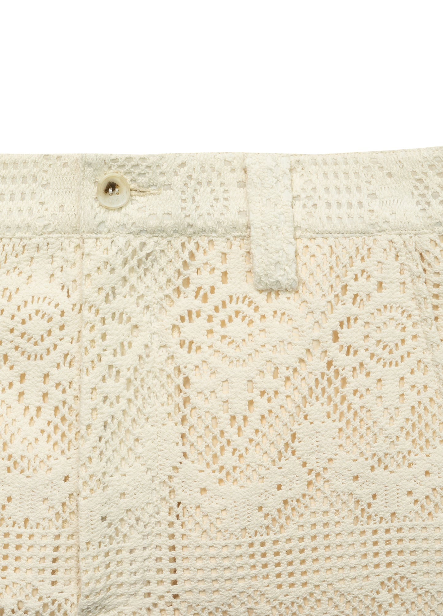 Hollow Lace Wide Trousers