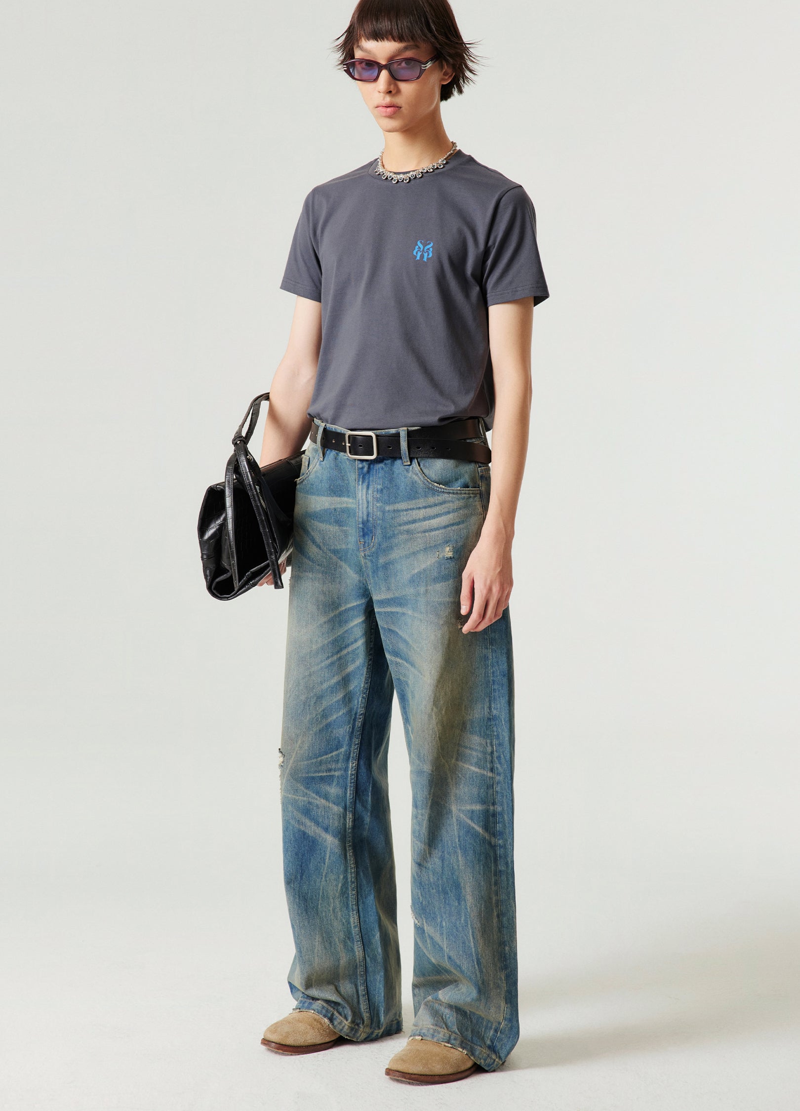 Nevada Wash Straight Denim – VERSEAS